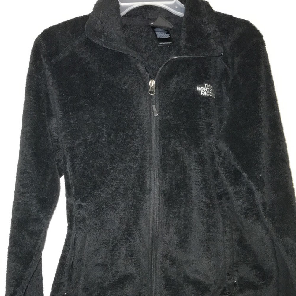 North Face Black Fuzzy Jacket